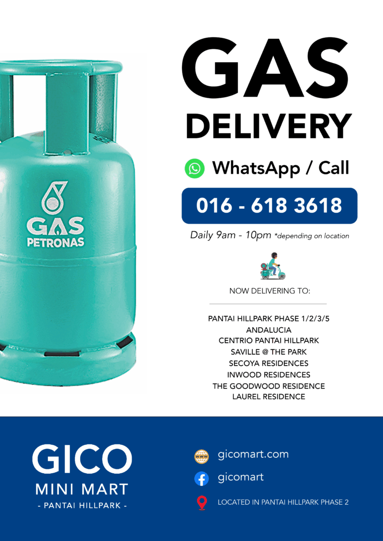 GICO Mini Mart - Pantai Hillpark Cooking Gas Delivery